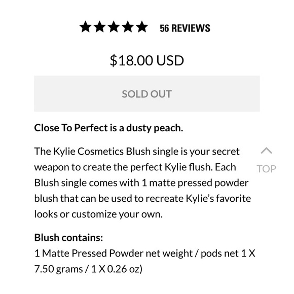 CLOSE TO PERFECT Blush Kylie Pressed Powder - Picture 11 of 13